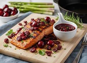 Cherry Glazed Salmon