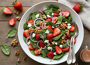 Strawberry Nut Salad