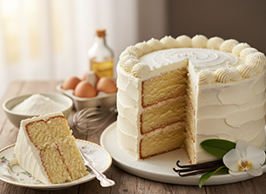 Grandma's Best Vanilla Cake